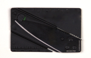 Kreditkový nůž SECRET BLADE zavřený